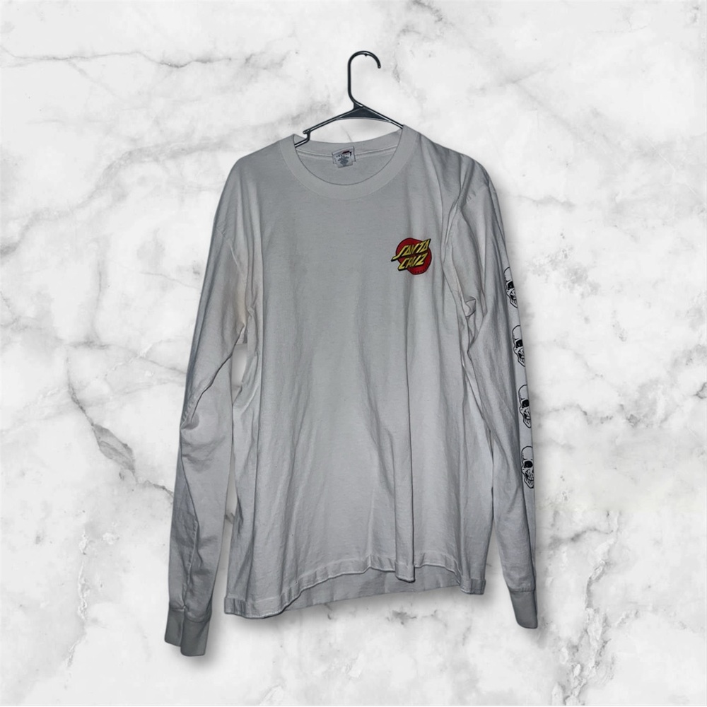 White Long Sleeve Men's Shirt